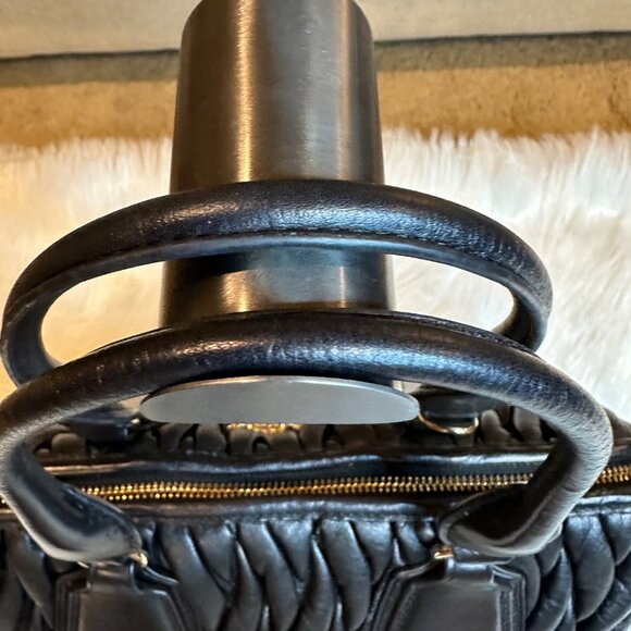 Coach Nolita Large Gathered Leather Satchel - Picture 7 of 12